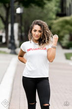 Load image into Gallery viewer, Paparazzi Powerhouse Prowl - Silver Beads - Silver Chunky Chain Necklace - Fashion Fix / Trend Blend Exclusive August 2019 - $5 Jewelry With Ashley Swint
