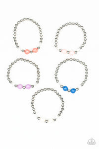 Paparazzi Starlet Shimmer Bracelets - 10 - Beads in Coral, Pink, Purple, Blue and White - $5 Jewelry with Ashley Swint