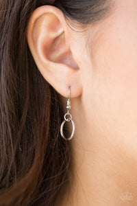 Paparazzi Daring Diva - Orange / Coral Pearl - Silver Necklace & Earrings - $5 Jewelry With Ashley Swint