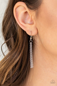 Paparazzi Triple Trifecta - Brown Topaz Rhinestone - Necklace and matching Earrings - $5 Jewelry With Ashley Swint