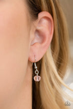Load image into Gallery viewer, Paparazzi Yacht Tour - Pink - Silver Necklace and matching Earrings - $5 Jewelry With Ashley Swint