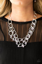 Load image into Gallery viewer, Paparazzi Yacht Tour - Pink - Silver Necklace and matching Earrings - $5 Jewelry With Ashley Swint