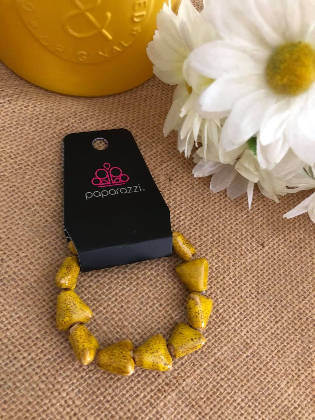 Yellow clearance paparazzi bracelet