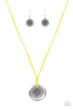 Load image into Gallery viewer, PRE-ORDER - Paparazzi One MANDALA Show - Yellow - Necklace &amp; Earrings - $5 Jewelry with Ashley Swint
