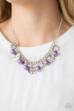 Load image into Gallery viewer, Paparazzi Seaside Sophistication - Purple - Silver Necklace and matching Earrings - $5 Jewelry With Ashley Swint