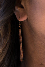 Load image into Gallery viewer, Paparazzi All About ALTITUDE - Copper - Necklace &amp; Earrings - $5 Jewelry With Ashley Swint