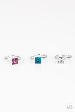 Paparazzi Starlet Shimmer Rings - 10 - Emerald Rhinestones - Pink, Blue, White & Black - $5 Jewelry With Ashley Swint