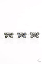 Load image into Gallery viewer, Paparazzi Starlet Shimmer Rings - 10 - Butterfly with Green, Blue, White and Pink Rhinestones - $5 Jewelry With Ashley Swint