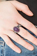 Load image into Gallery viewer, Paparazzi Stone Age Sophistication - Purple Stone - Silver Ring - $5 Jewelry With Ashley Swint