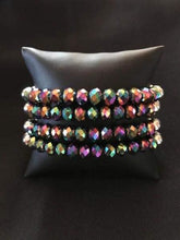 Load image into Gallery viewer, Paparazzi Chroma Color - Multi - OIL SPILL IRIDESCENCE Bracelet - Black Diamond Exclusive - $5 Jewelry with Ashley Swint