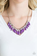 Load image into Gallery viewer, Paparazzi Bead Binge - Purple Beads - Necklace and matching Earrings - $5 Jewelry With Ashley Swint