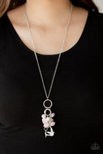 Load image into Gallery viewer, Paparazzi I Will Fly - Pink Pearls - Silver Bird, Heart Charms - Necklace &amp; Earrings - $5 Jewelry with Ashley Swint