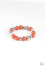 Load image into Gallery viewer, Paparazzi Very VIP - Orange Pearly Beads - Stretchy Band Bracelet - $5 Jewelry With Ashley Swint