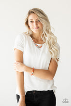 Load image into Gallery viewer, Paparazzi Very VIP - Orange Pearly Beads - Stretchy Band Bracelet - $5 Jewelry With Ashley Swint