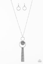 Load image into Gallery viewer, Paparazzi Faith Makes All Things Possible - Silver - Necklace and matching Earrings - $5 Jewelry With Ashley Swint