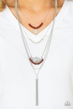 Load image into Gallery viewer, Paparazzi Malibu Mixer - Brown - Necklace and matching Earrings - $5 Jewelry With Ashley Swint