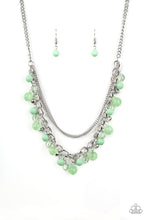 Load image into Gallery viewer, Paparazzi Wait and SEA - Green - Necklace and matching Earrings - $5 Jewelry With Ashley Swint