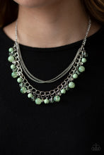 Load image into Gallery viewer, Paparazzi Wait and SEA - Green - Necklace and matching Earrings - $5 Jewelry With Ashley Swint