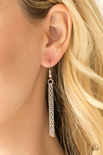 Load image into Gallery viewer, Paparazzi Cliff Cache - Pink Stone - Silver Necklace and matching Earrings - $5 Jewelry With Ashley Swint