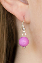 Load image into Gallery viewer, Paparazzi Coral Reefs - Purple - Silver Necklace and matching Earrings - $5 Jewelry With Ashley Swint