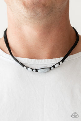 Paparazzi Extra Explorer - Black Urban Necklace - $5 Jewelry With Ashley Swint