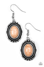 Load image into Gallery viewer, Paparazzi Shifting Sands - Brown Stone - Silver Earrings - $5 Jewelry With Ashley Swint