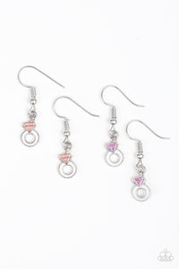 Paparazzi Starlet Shimmer Earrings - 10 - Diamond Pink, Purple, Blue - $5 Jewelry With Ashley Swint