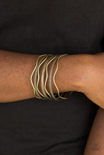 Load image into Gallery viewer, Paparazzi Zesty Zimbabwe - Brass Bangles - Set of 7 Bracelets - $5 Jewelry With Ashley Swint