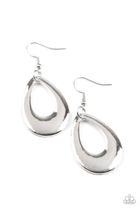 Paparazzi All Allure, All The Time - Silver - Earrings