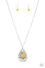 Load image into Gallery viewer, Paparazzi Modern Majesty - Yellow Moonstone - Necklace &amp; Earrings - $5 Jewelry With Ashley Swint