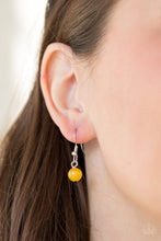 Load image into Gallery viewer, Paparazzi Modern Majesty - Yellow Moonstone - Necklace &amp; Earrings - $5 Jewelry With Ashley Swint