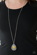 Load image into Gallery viewer, Paparazzi Modern Majesty - Yellow Moonstone - Necklace &amp; Earrings - $5 Jewelry With Ashley Swint