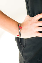 Load image into Gallery viewer, Paparazzi Mountain Treasure - Red - Urban Bracelet - $5 Jewelry With Ashley Swint