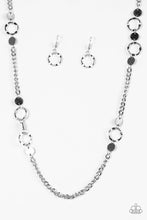 Load image into Gallery viewer, Paparazzi Stylishly Steampunk - Silver Necklace &amp; Earrings - $5 Jewelry With Ashley Swint