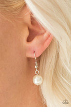 Load image into Gallery viewer, Paparazzi The FASHION Show Must Go On! - White Pearls - Necklace &amp; Earrings - $5 Jewelry With Ashley Swint