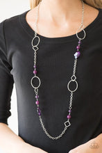 Load image into Gallery viewer, Paparazzi Very Visionary - Purple - Necklace &amp; Earrings