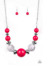 Load image into Gallery viewer, Paparazzi Daytime Drama - Pink Beads - Necklace &amp; Earrings - $5 Jewelry with Ashley Swint