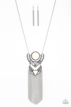 Load image into Gallery viewer, Paparazzi Spirit Trek - White Stone - Necklace - 2019 Convention Exclusive - $5 Jewelry With Ashley Swint