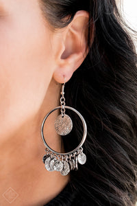 Paparazzi Start From Scratch - Silver - Earrings - Trend Blend / Fashion Fix Exclusive June 2020 - $5 Jewelry with Ashley Swint