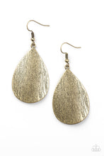 Load image into Gallery viewer, Paparazzi All Allure - Brass - Teardrop Earrings - $5 Jewelry With Ashley Swint