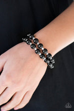 Load image into Gallery viewer, Paparazzi BALLROOM and Board - Black Bracelet - $5 Jewelry With Ashley Swint