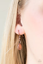 Load image into Gallery viewer, Paparazzi Bravo Bravado - Copper - Necklace &amp; Earrings - $5 Jewelry with Ashley Swint
