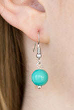 Load image into Gallery viewer, Paparazzi Coral Reefs - Green Beads - Silver Necklace and matching Earrings - $5 Jewelry With Ashley Swint
