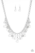 Load image into Gallery viewer, Paparazzi HEIR-headed - White Pearls - White Rhinestones Necklace - 2019 Convention Exclusive - $5 Jewelry With Ashley Swint