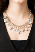 Load image into Gallery viewer, Paparazzi HEIR-headed - White Pearls - White Rhinestones Necklace - 2019 Convention Exclusive - $5 Jewelry With Ashley Swint