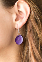 Load image into Gallery viewer, Paparazzi Wonderfully Walla Walla - Purple Wooden Necklace &amp; Earrings - $5 Jewelry With Ashley Swint