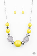 Load image into Gallery viewer, Paparazzi Daytime Drama - Yellow - Necklace and matching Earrings - $5 Jewelry With Ashley Swint