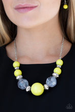 Load image into Gallery viewer, Paparazzi Daytime Drama - Yellow - Necklace and matching Earrings - $5 Jewelry With Ashley Swint