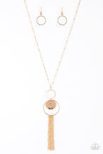 Load image into Gallery viewer, Paparazzi Faith Makes All Things Possible - Gold - Necklace and matching Earrings - $5 Jewelry With Ashley Swint