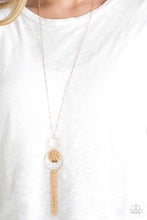 Load image into Gallery viewer, Paparazzi Faith Makes All Things Possible - Gold - Necklace and matching Earrings - $5 Jewelry With Ashley Swint